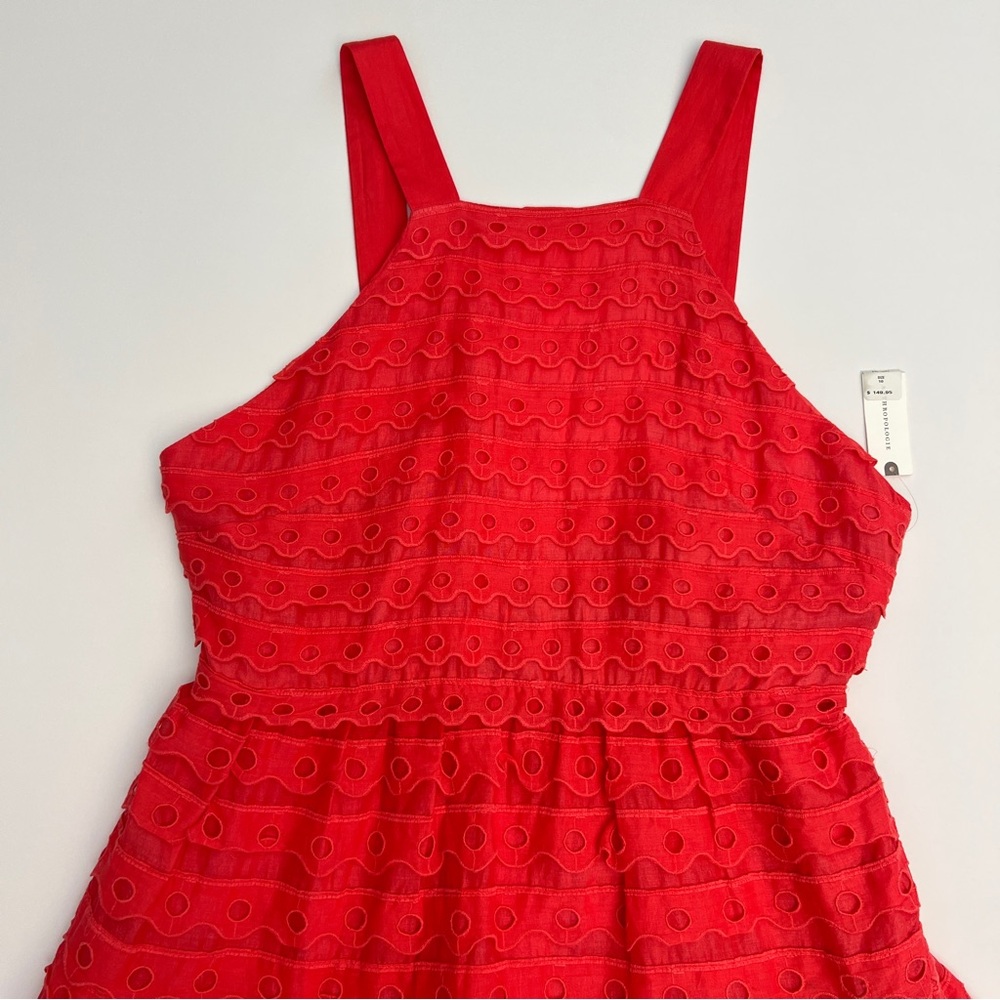 *New* Anthropologie Maeve Eyelet Midi Dress, Size 10 - Picture 6 of 10